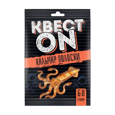 Полоски кальмара "Quest ON" 60 г
