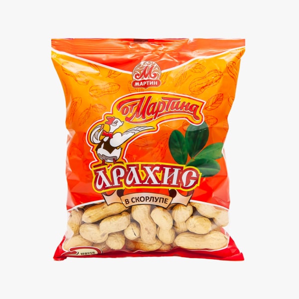 Арахис "От Мартина" 250г Со Стручком