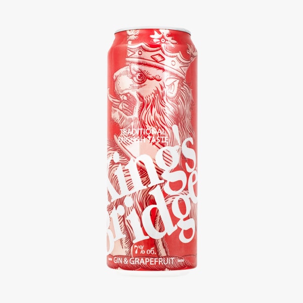 Алкогольный Напиток "King's Bridge Gin & Grapefruit" 0,5л