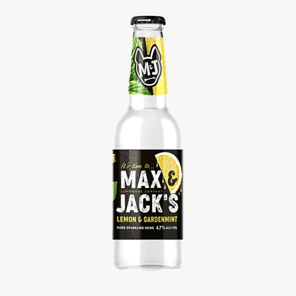 Пивной Коктейл "Max & Jack's Lemon and Gardenmint" 0,45л