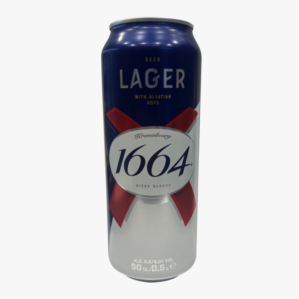 Пиво "Kronenbourg 1664" Lager 0,5л