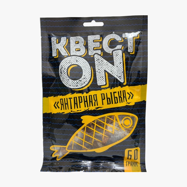 Янтарная рыбка "Квест ON" 60г