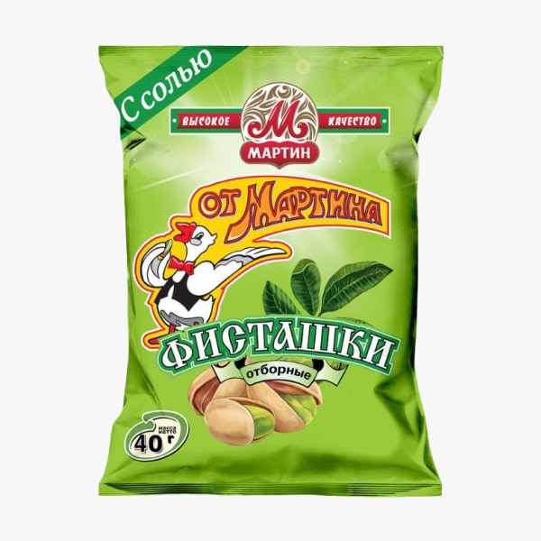 Фисташки в скорлупе "От Мартина" 40г