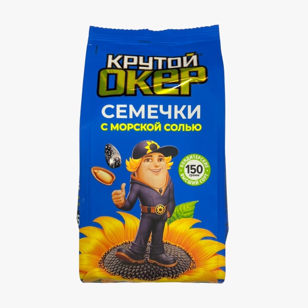 Sunflower Seeds "Крутой Окер" 150g With Sea Salt