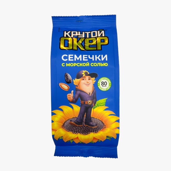 Sunflower Seeds "Крутой Окер" 80g With Sea Salt