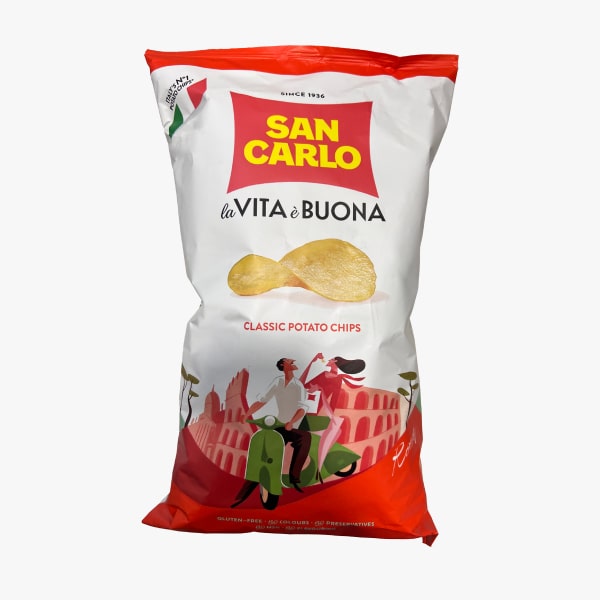 Կարտոֆիլի Չիպս «San Carlo» դասական 180գր
