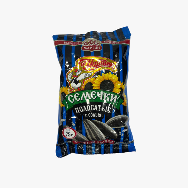 Striped Sunflower Seeds "От Мартина" 75g With Salt