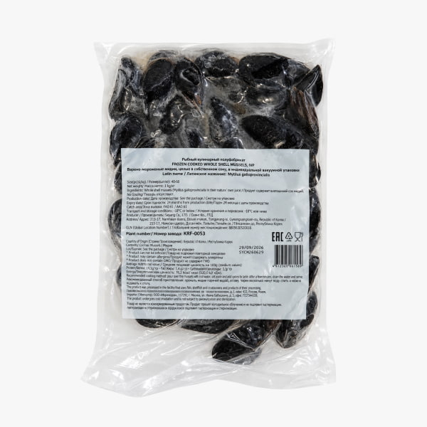 Սառեցված Միդիա 1 կգ (40-60 հատ)